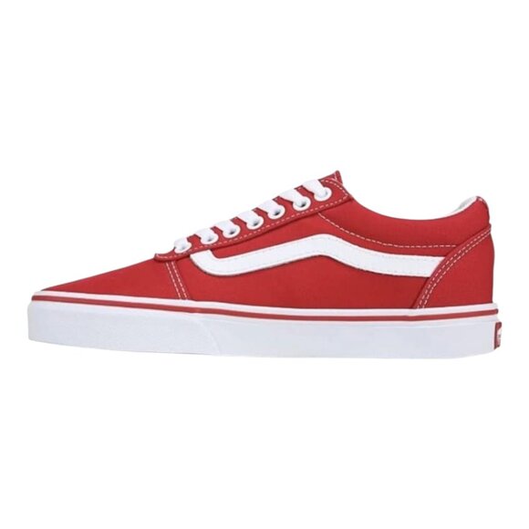 NWT Vans Ward Canvas Sneakers – Racing Red/White – Men’s Size 8.0 ( 26 cm ) - Picture 12 of 13